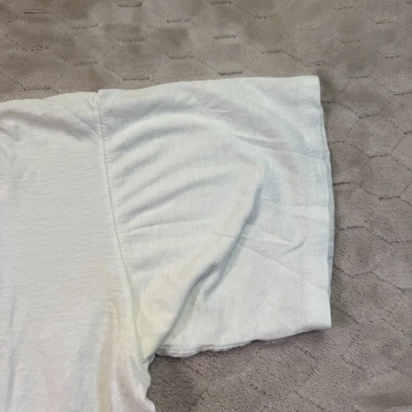 VTG 90s Cambridge University Shirt Made in the UK Tag Medium Fits Cropped Look - Picture 3 of 11